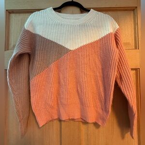 Women’s Small Colorblock Knit Sweater